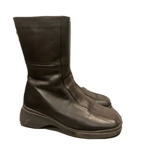 leather platform boots 8.5 women Y2k Goth Vibes